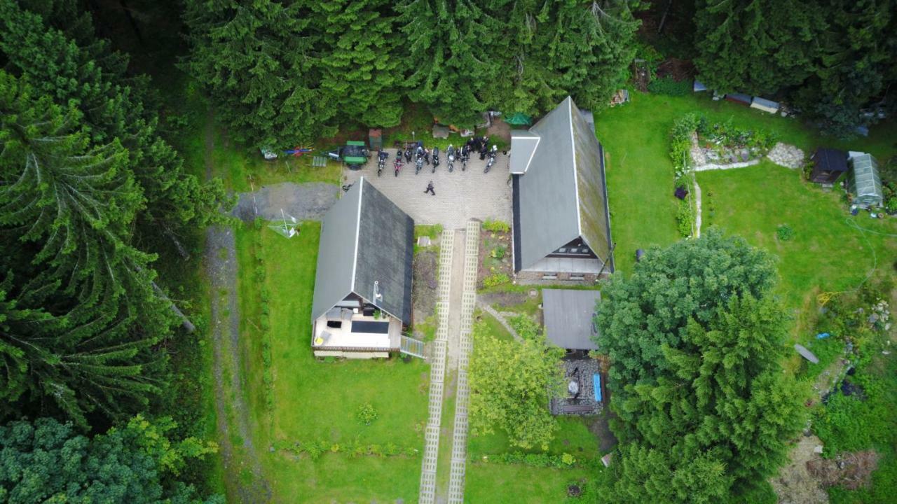 Wanderhuette Zum Bernhardsthal 빌라 외부 사진